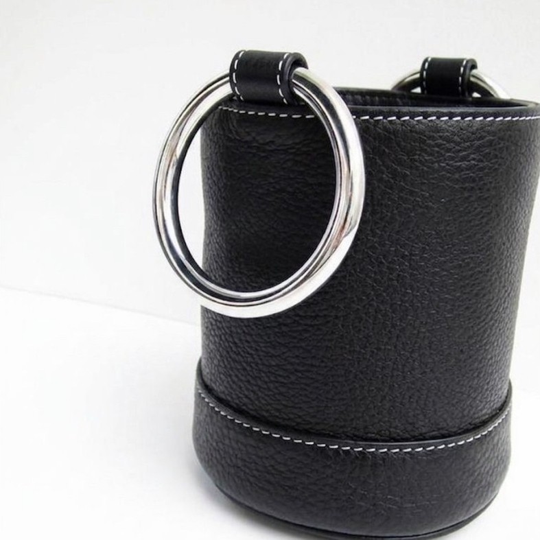Authentic Simon Miller Mini Bonsai Bucket Bag in Black / Bucket Bag / Leather Bag / Mini Bag / Tas P
