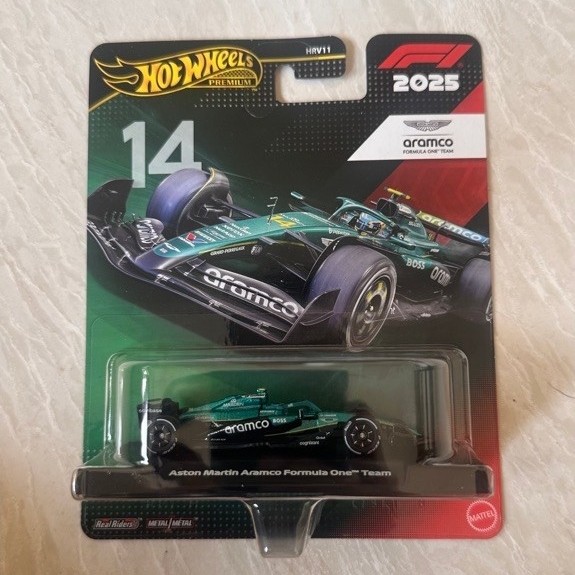 Hot Wheels Premium F1 Aston Martin #14 Fernando Alonso 1:64 Diecast LOT M 2026