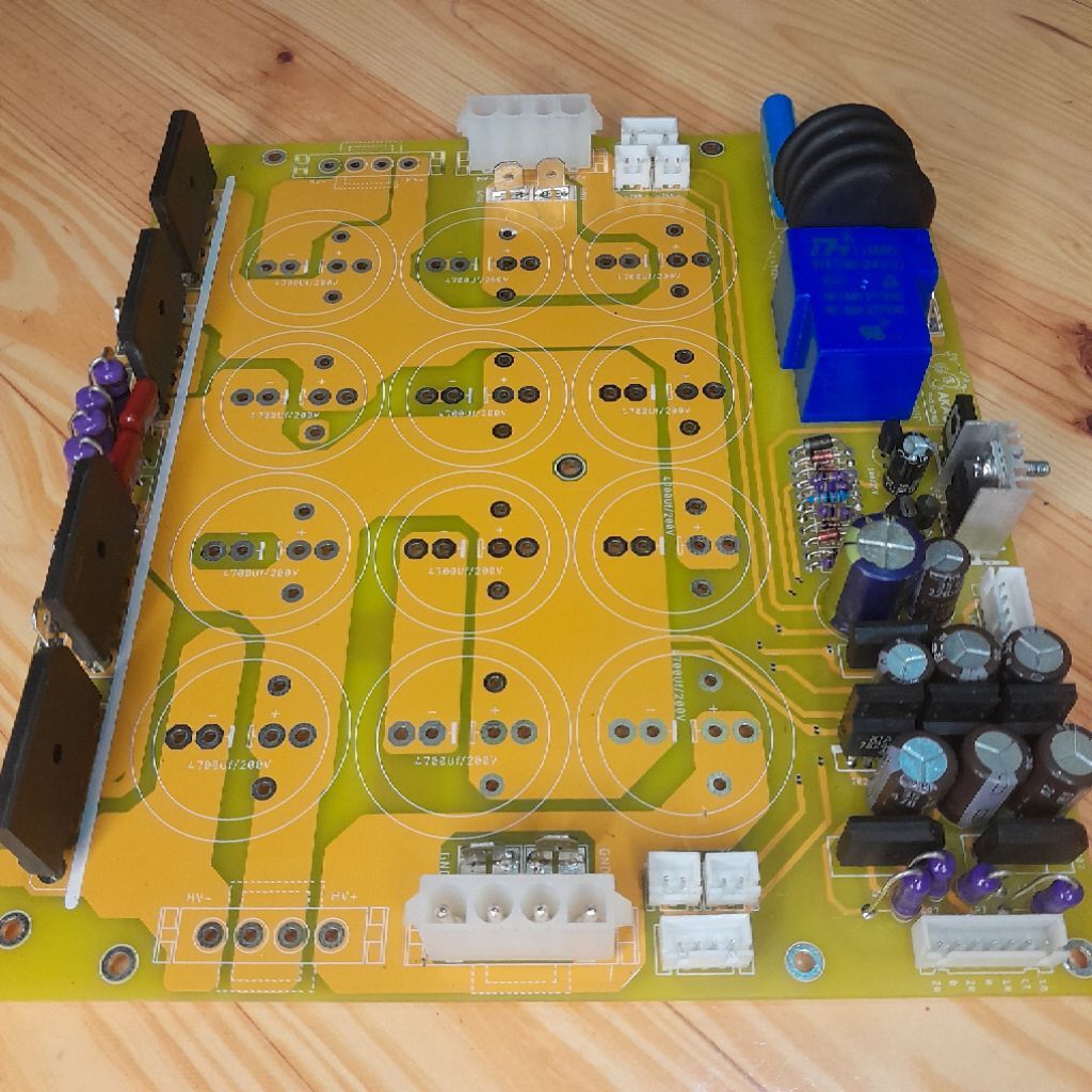 kit pcb psu power td 12 elco pararel