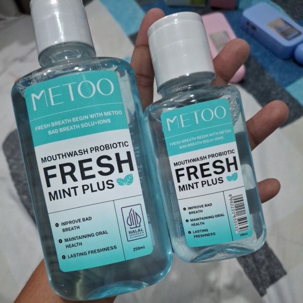 metoo mouthwash probiotik (100 dan 250 ml)