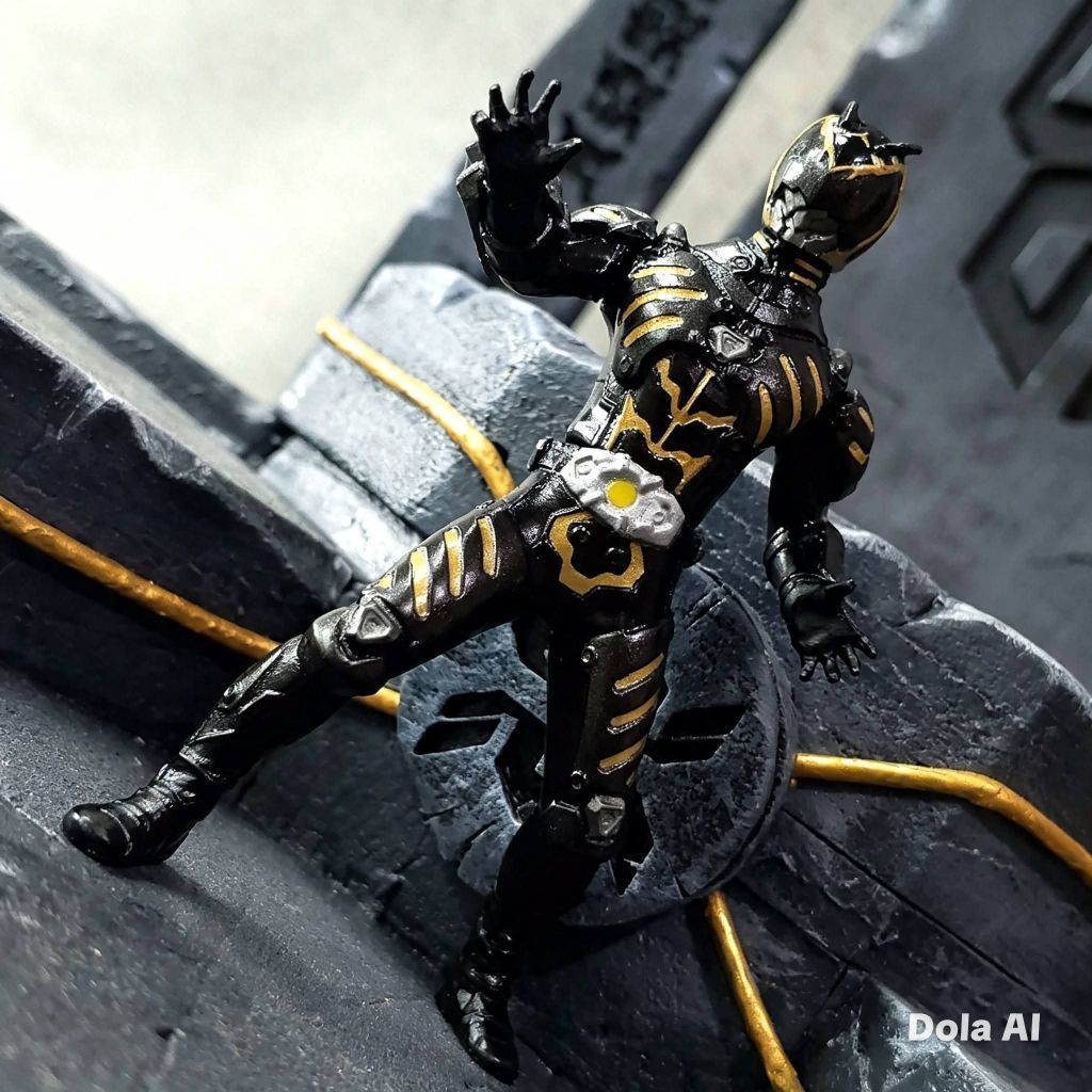 HG Figure Kamen Rider Alternatif Zero Series Kamen Ryuki original Bandai