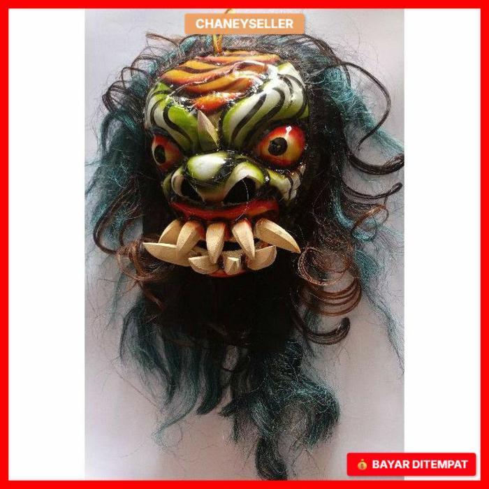 READY Topeng gedruk Buto Ijo / Topeng Gedruk Bahan Mika Topeng Rampak Buto