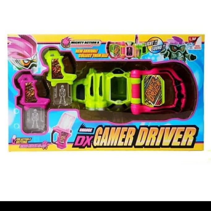 mainan sabuk kamen rider Ex- aid recash DX game driver