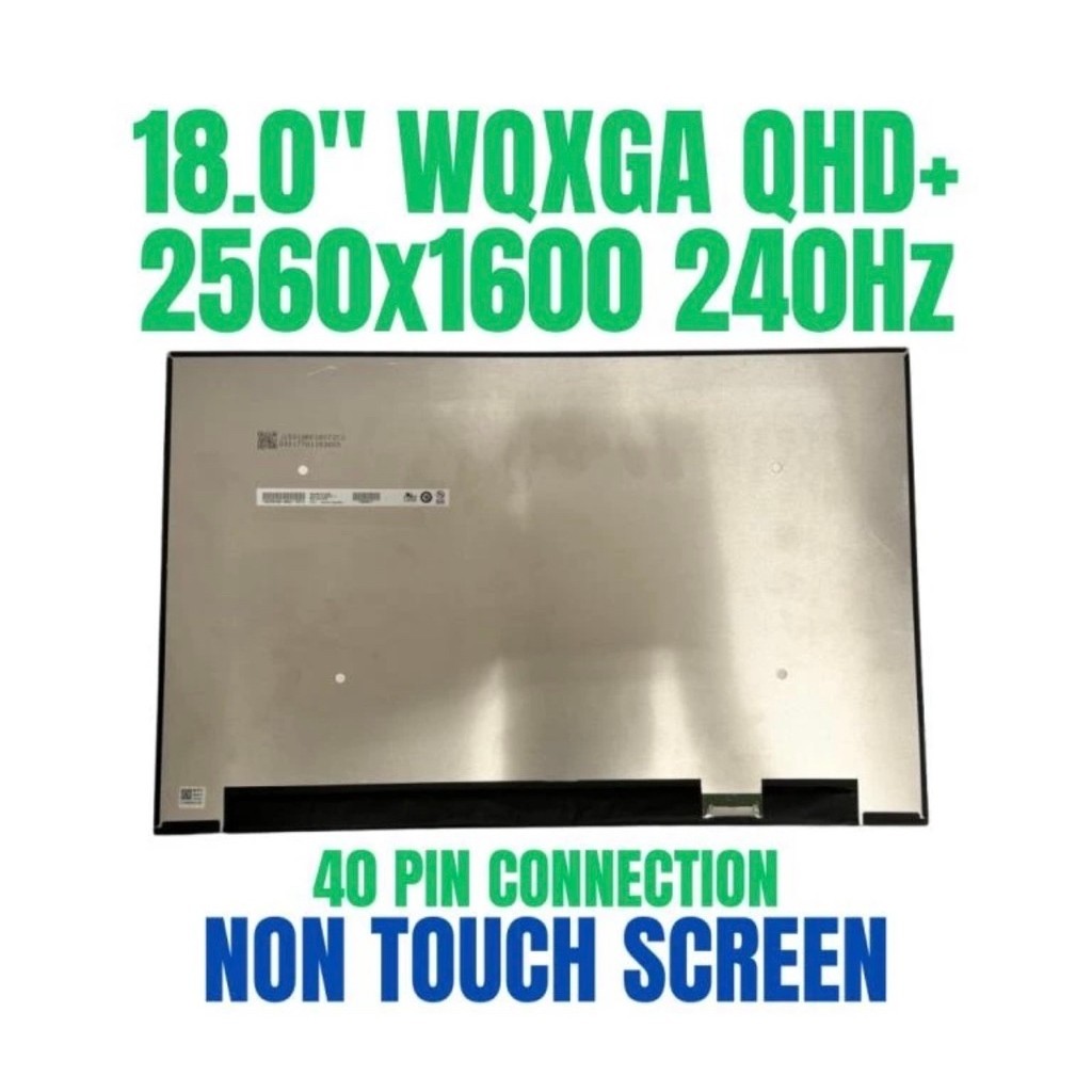Layar LCD LED Razer Blade 18 model RZ09-0484, RZ09-0484UEH4-R3U1