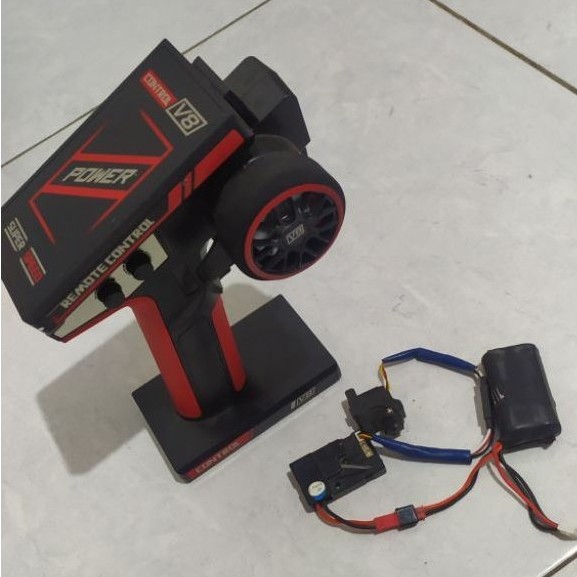 Remot Esc servo bekas Wltoys dan battery
