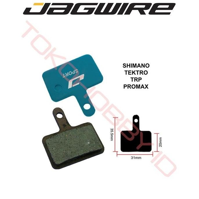 JAGWIRE BWD716 Kampas Rem Sport Organic BWD716 BWD716 B01S B03S M05 Tektro TRP untuk SHIMANO Acera A
