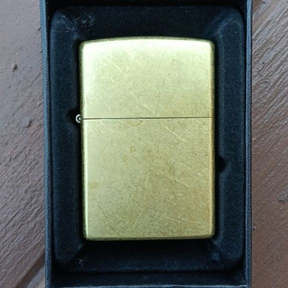 Zippo Tumbled Brass 2022 (Second)