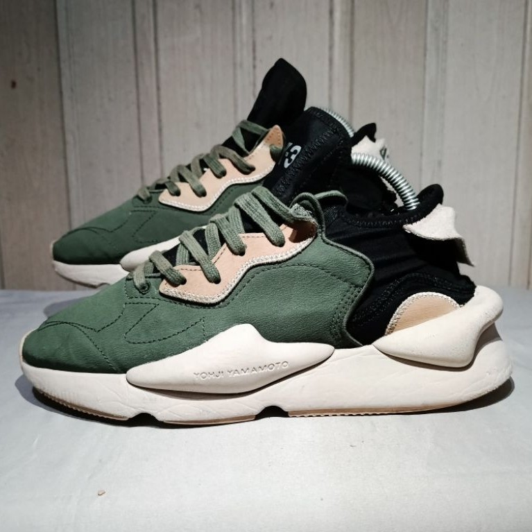 Sepatu Adi Y-3 Kaiwa Shadow Green Sneakers