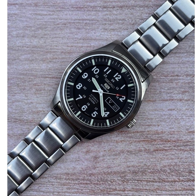 Seiko 5 Sports Snzg13K1 Military Automatic