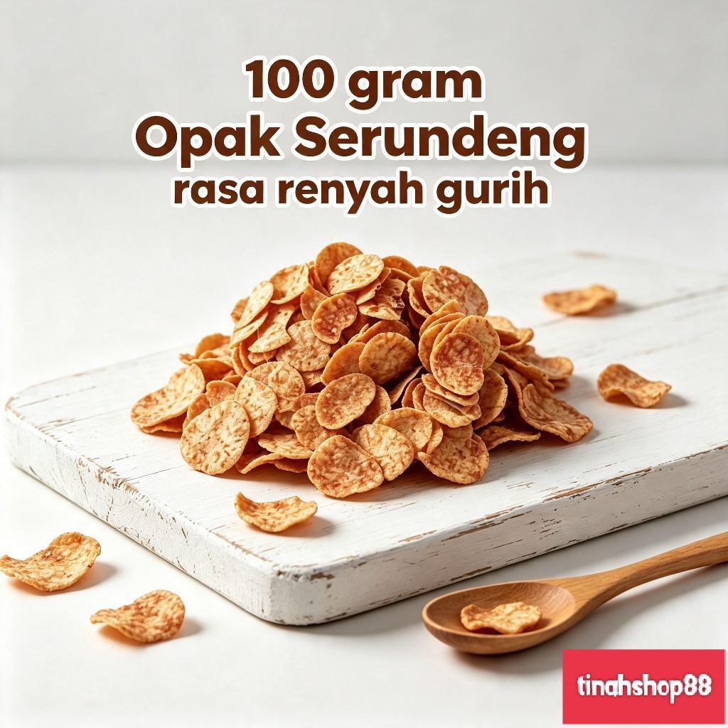 Opak Serundeng | Opak Jaipong/Medan BELI 2 GRATIS 1