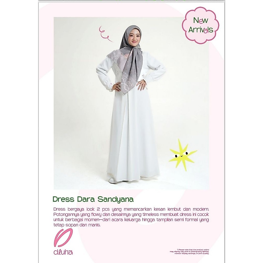 Rabbani | Dresslim Dara Sandyana | Gamis Wanita Rabbani Ori