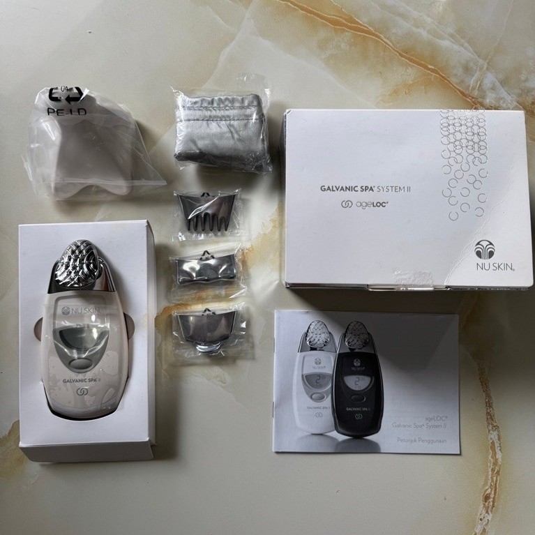 Galvanic Spa Preloved Dengan 4 Kepala Dan Tas