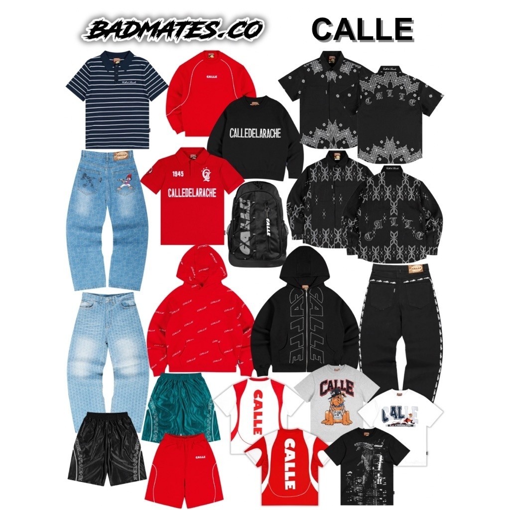 Calle De Larache - Denim Art Shoot, Calle Batik, Polo Knit, Denim Black Line, Hoodie Pattern, Crewne