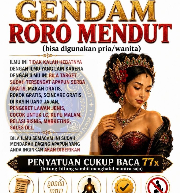BUKU GENDAM RORO MENDUT