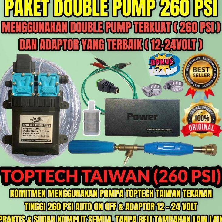 ALAT CUCI AC CUCI MOBIL MOTOR POWER DOUBLE PUMP JET CLEANER