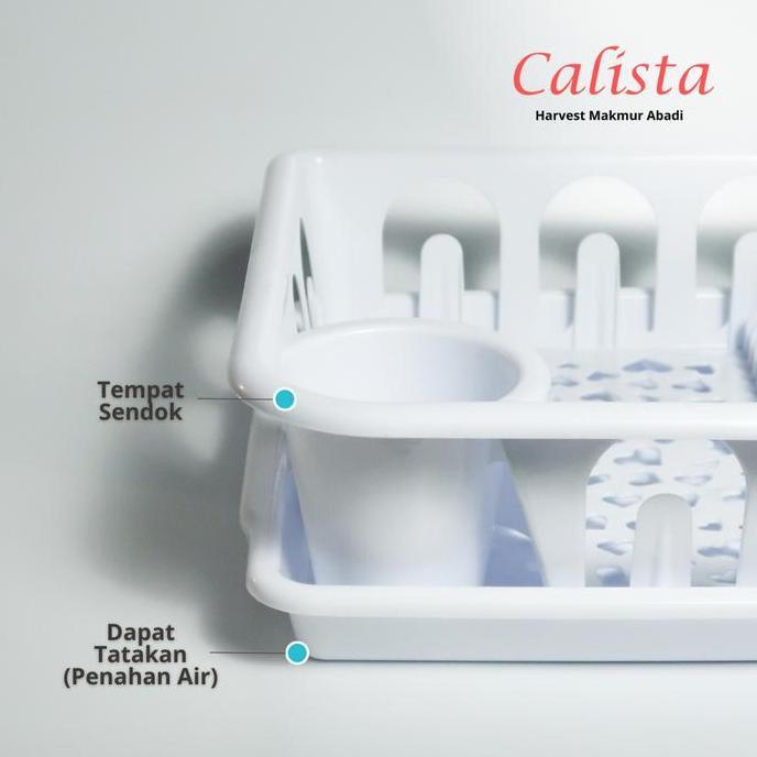 Calista Rak Piring dan Nampan - Nebula + Nampan Set NSS