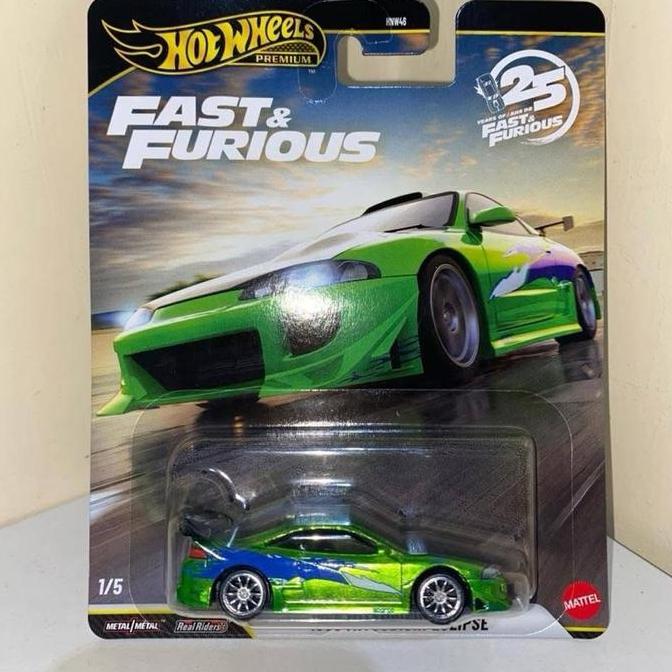 Terbaik Hot Wheels Fast & Furious 2025 Mitsubitshi Eclipse Premium - Toyota Supra (Orange) - Toyota 