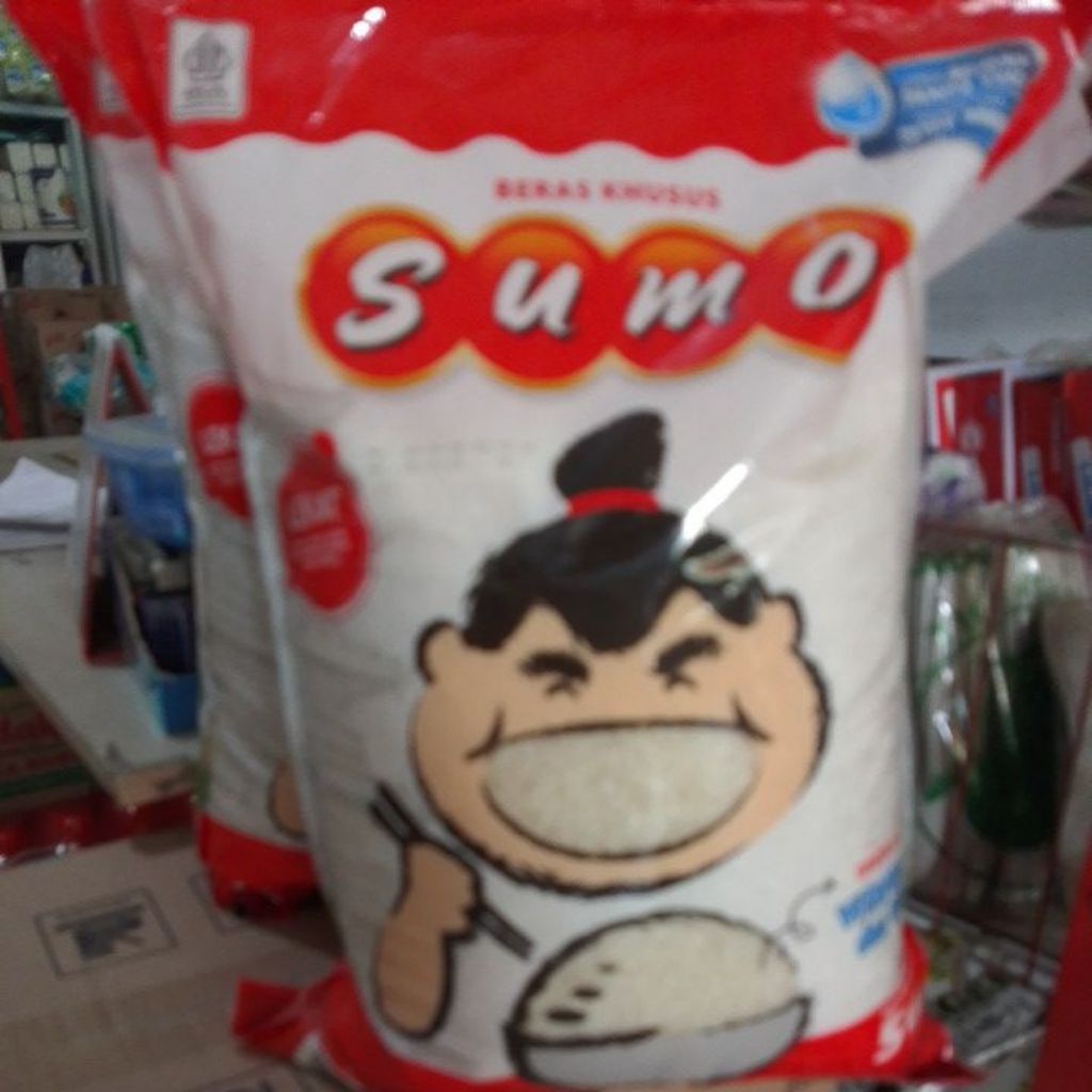 Beras sumo kemasan merah 5 kg / beras sumo merah 5kg
