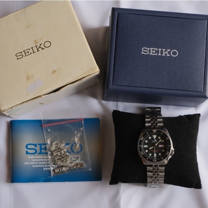 Jam Tangan Seiko SKX007J1 (Made in JAPAN) Rare Item Bonus Strap