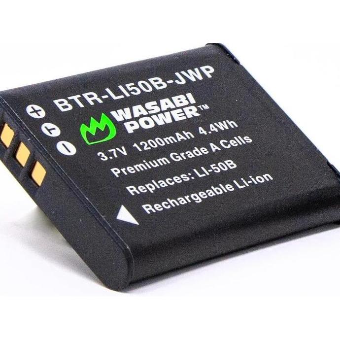 Wasabi Power Battery for Olympus LI-50B LI50B LI 50B 50C LI-50C LI50C UC-50 UC50 UC 50 Baterai Stylu