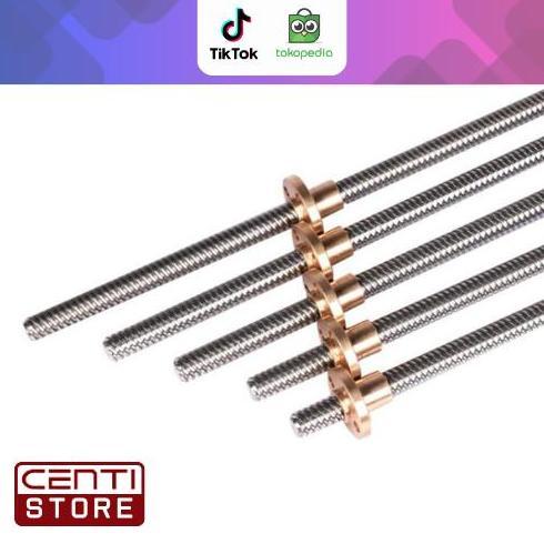 T8 Leadscrew Lead Screw 300Mm 300 Mm 30Cm With Nut