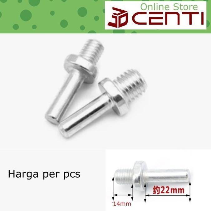 Konektor Adapter Gerinda M10 M14 Tatakan Amplas Bulat Pemoles Pad M 10