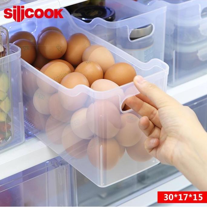 Silicook Food Container Half Tray - Food Container Organizer keranjang kotak serbaguna bisa susun tu
