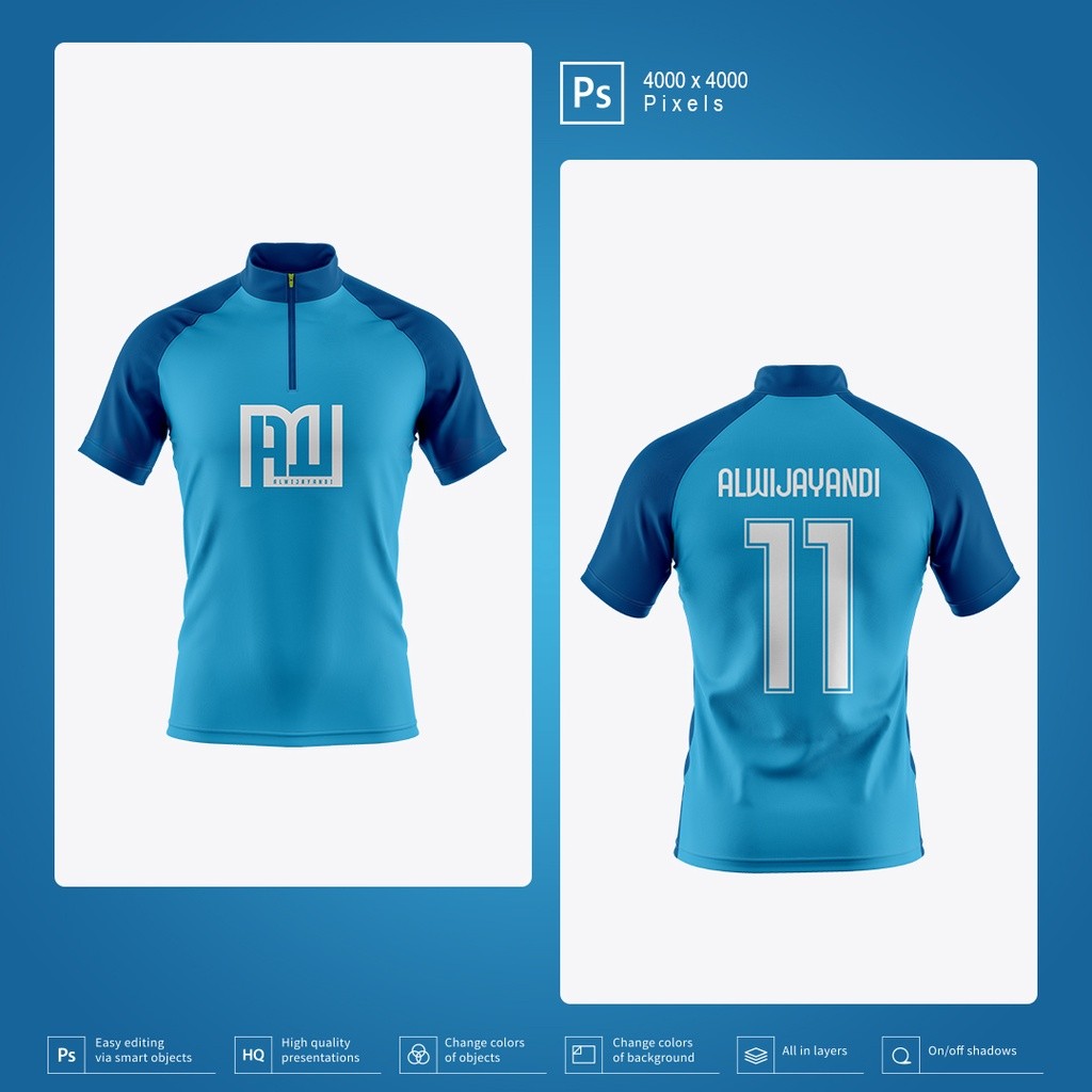 MOCKUP JERSEY SEPEDA PRIA RAGLAN - RESOLUSI 4000x4000 Pixels