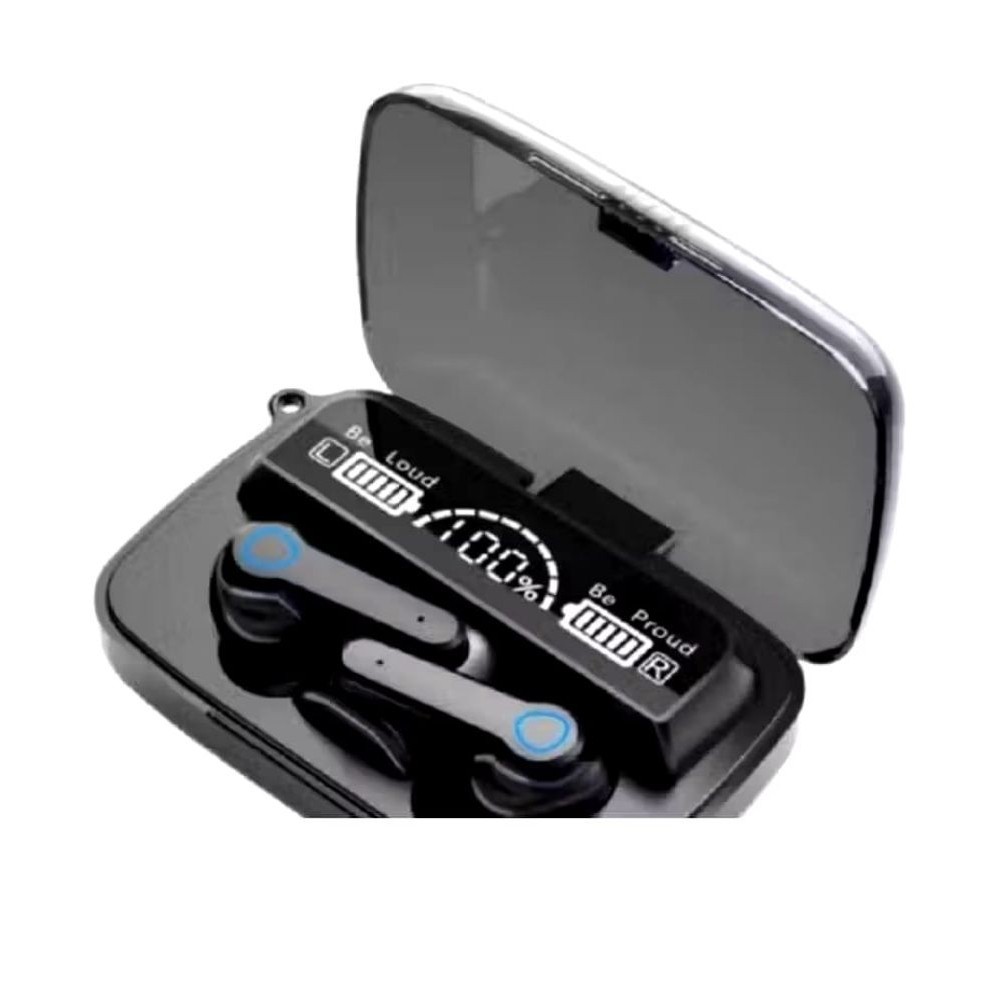 TWS M19 EARPHONE BLUETOOTH WIRELESS M19 TWS LED HEADSET BLUETOOTH 5.1 + POWERBANK
