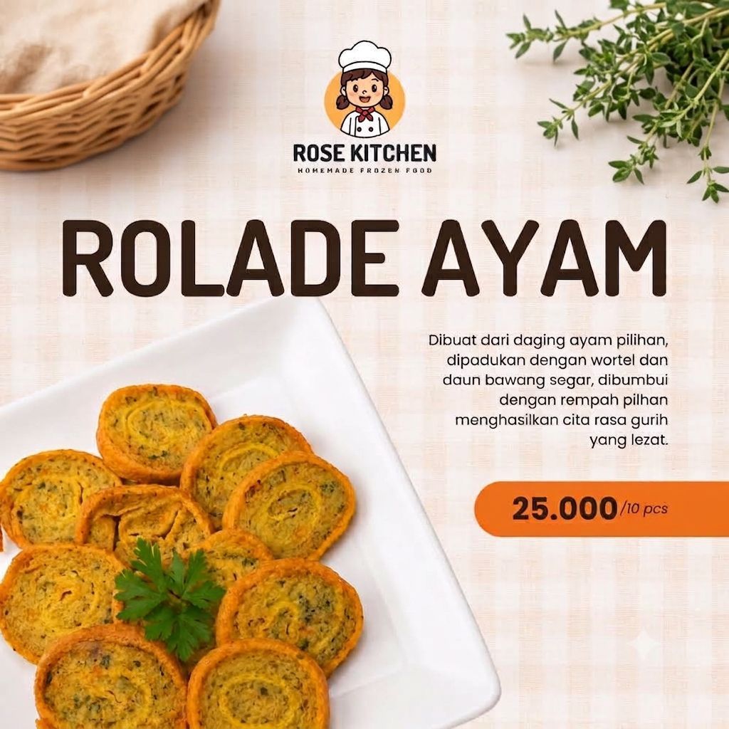Rolade Ayam Frozen Homemade