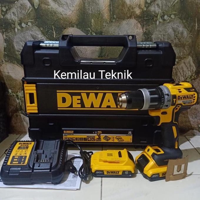 Moona- Mesin Bor Baterai Delt Dcd796D2 Cordless Hammer Drill 18V Dcd 796 D2
