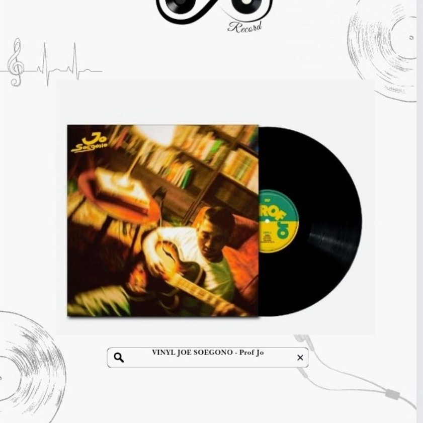 LP Vinil Joe Soegono Prof Jo piringan hitam album musik