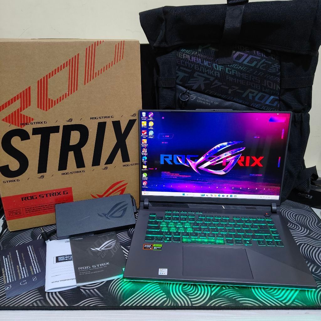 Asus ROG Strix G16 G614PR Ryzen 9 8940HX RTX5070Ti Garansi Resmi - ROG RTX 5070 Ti 5070Ti