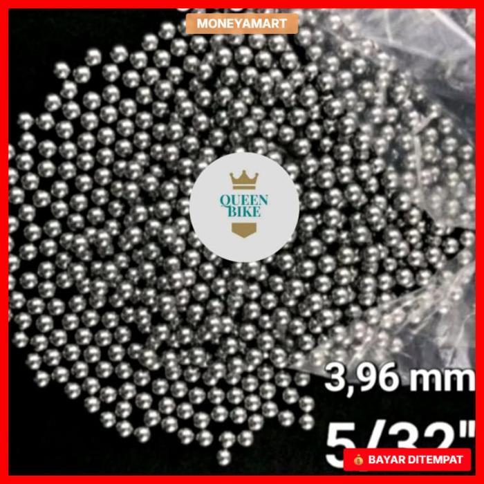 Steel Ball Hagel Gotri Pelor Garpu Fork Leher Setir Sepeda 5/32 (3,96mm) Murah  (144 Biji)