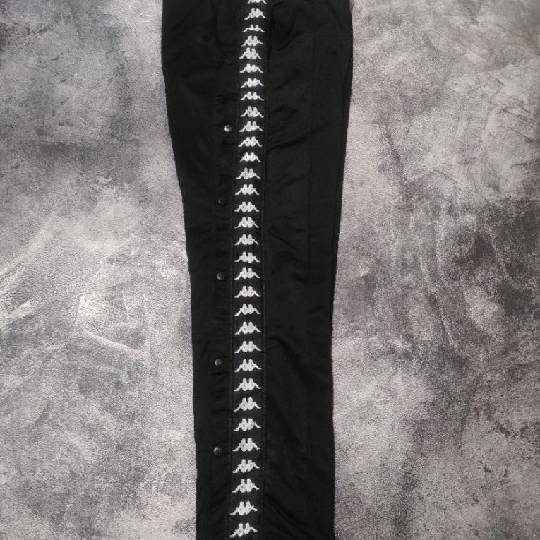 Trackpants Kappa tapped black on black