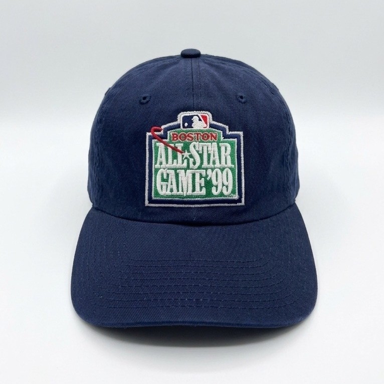 Topi Vintage MLB Boston All Star Game 99 Fenway Park Original Second Baseball Cap Navy Preloved