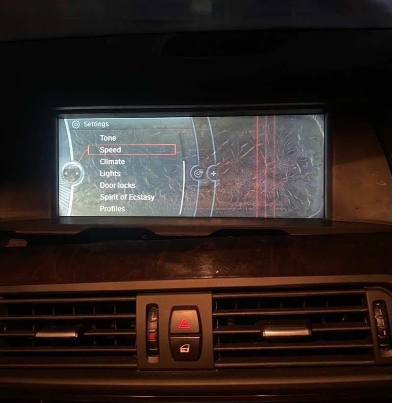 cic mid head unit f10 rusak lcd