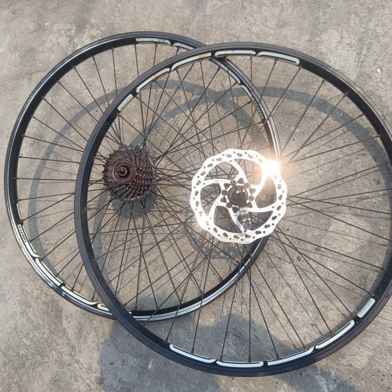 wheelset mtb 26" alloy bekas