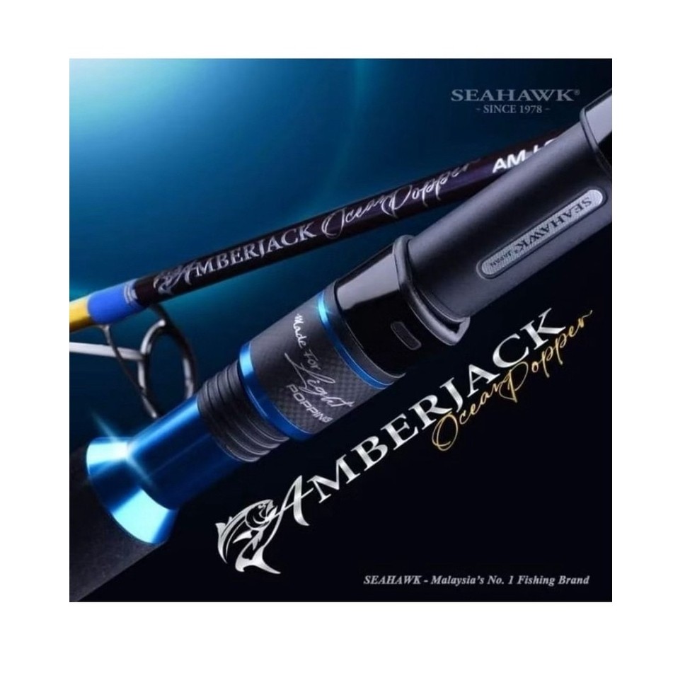 Joran Pancing AMBERJACK OCEAN POPPER SEAHAWK Light Popping