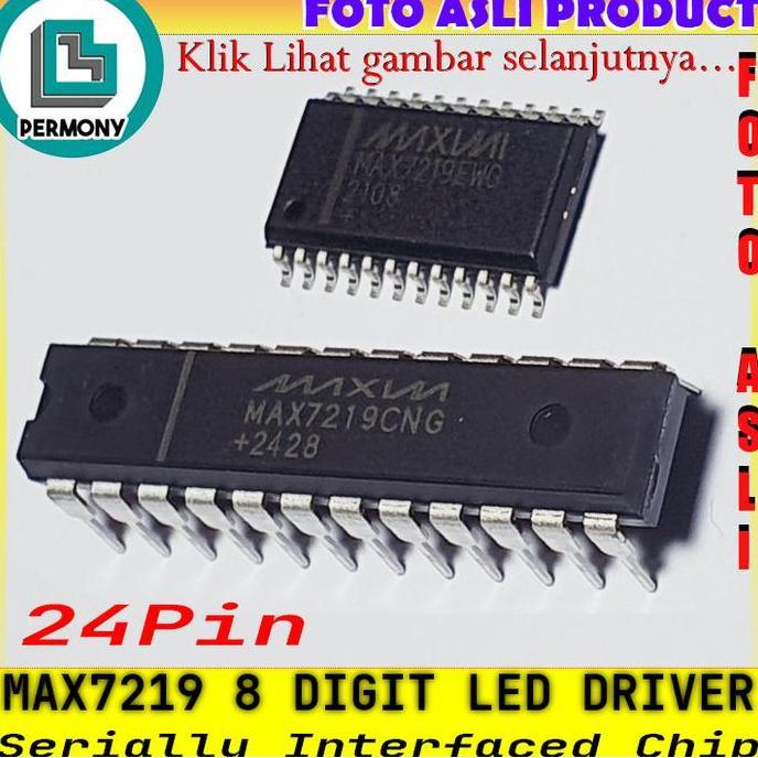 MAX7219 IC MAX7219CNG MAX7219EWG LED DISPLAY DRIVER