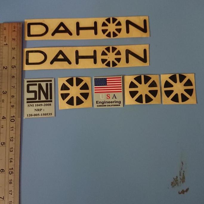 Decal Sepeda Dahon Decal Dahon Sticker Dahon