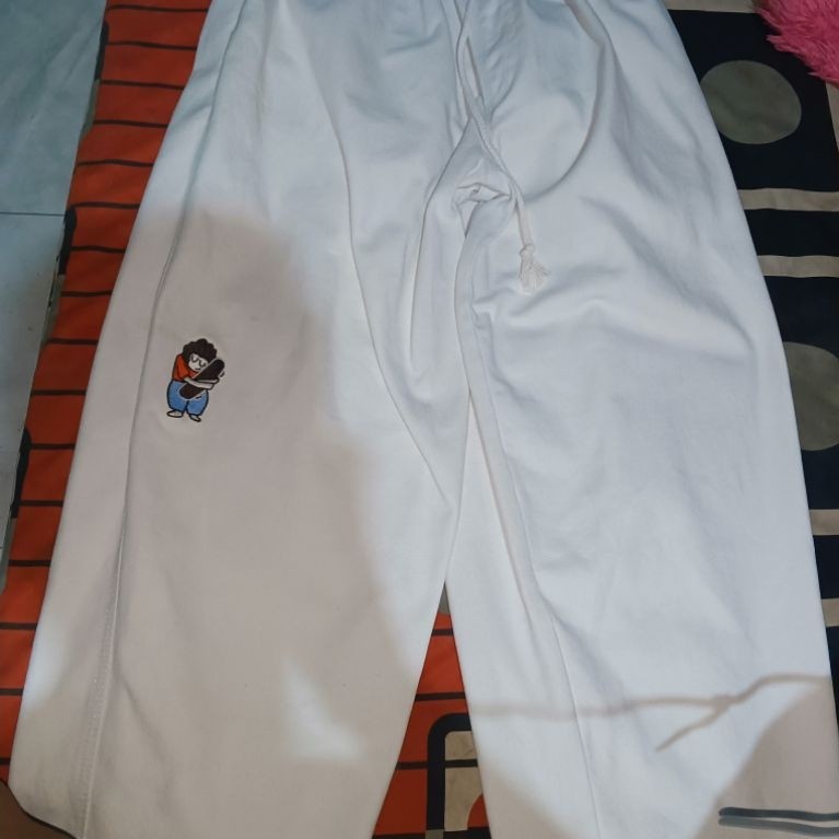 celana pcp Principle basic white size L