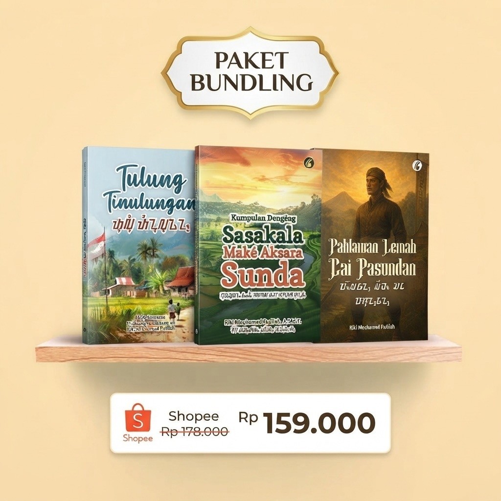 PAKET BUNDLING 3 BUKU AKSARA SUNDA