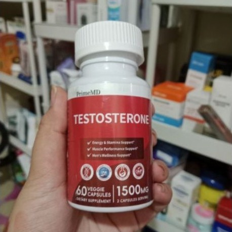 PrimeMD Testosterone Suplemen Makanan 60 Kapsul Vegetarian 1500mg