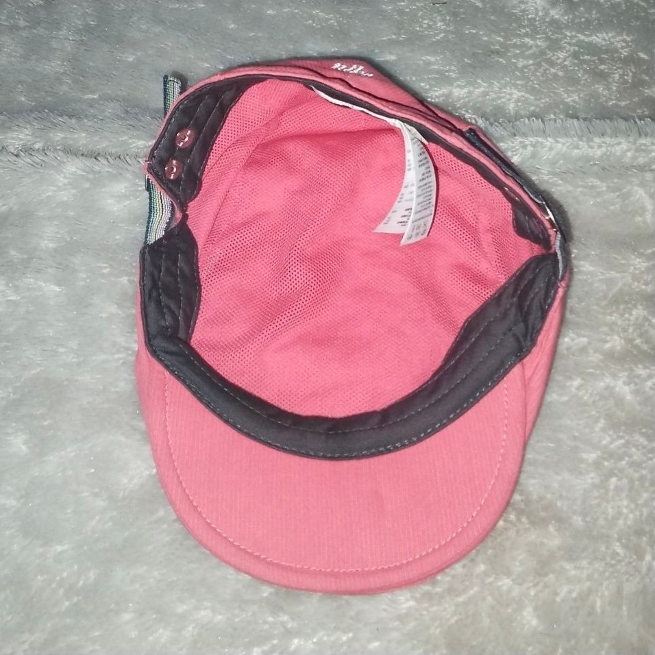 Topi Flatcap Warna Pink Size 55cm - 58cm Second