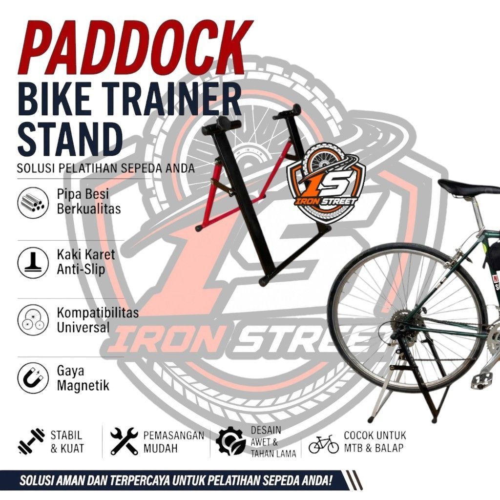 Paddock Sepeda Statis Bike Trainer Stand Universal