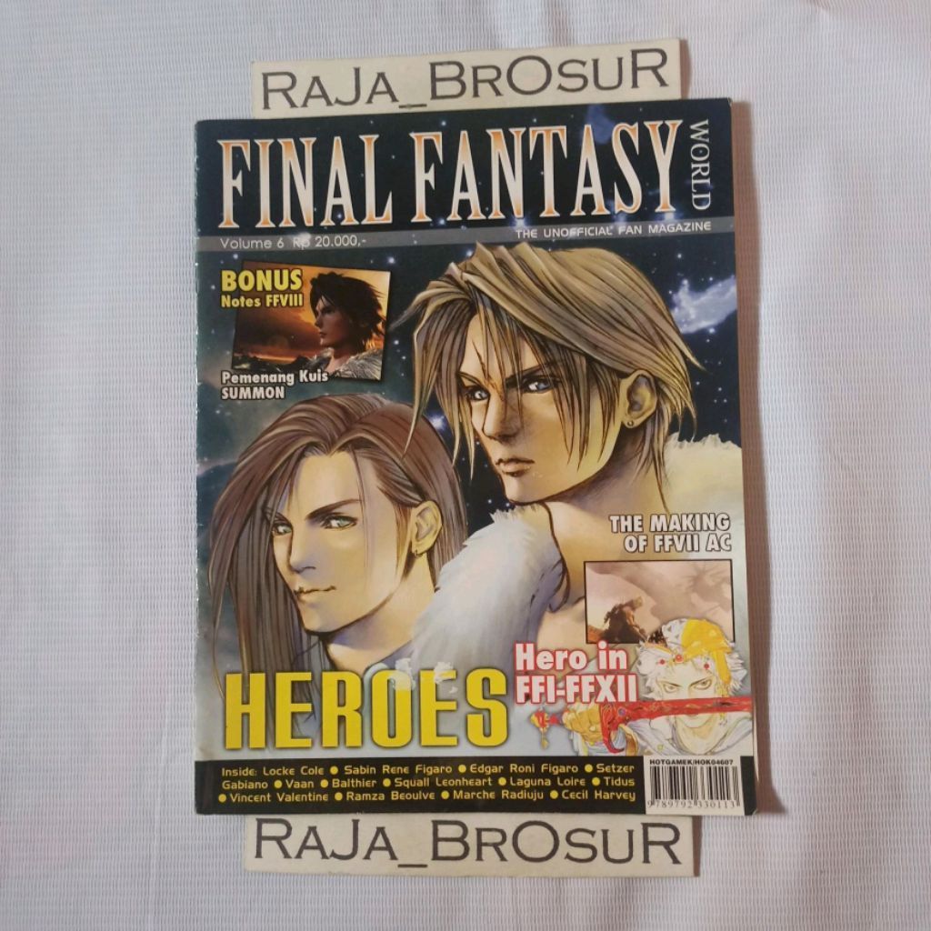 Majalah Buku Final Fantasy World Hotgame Volume 6