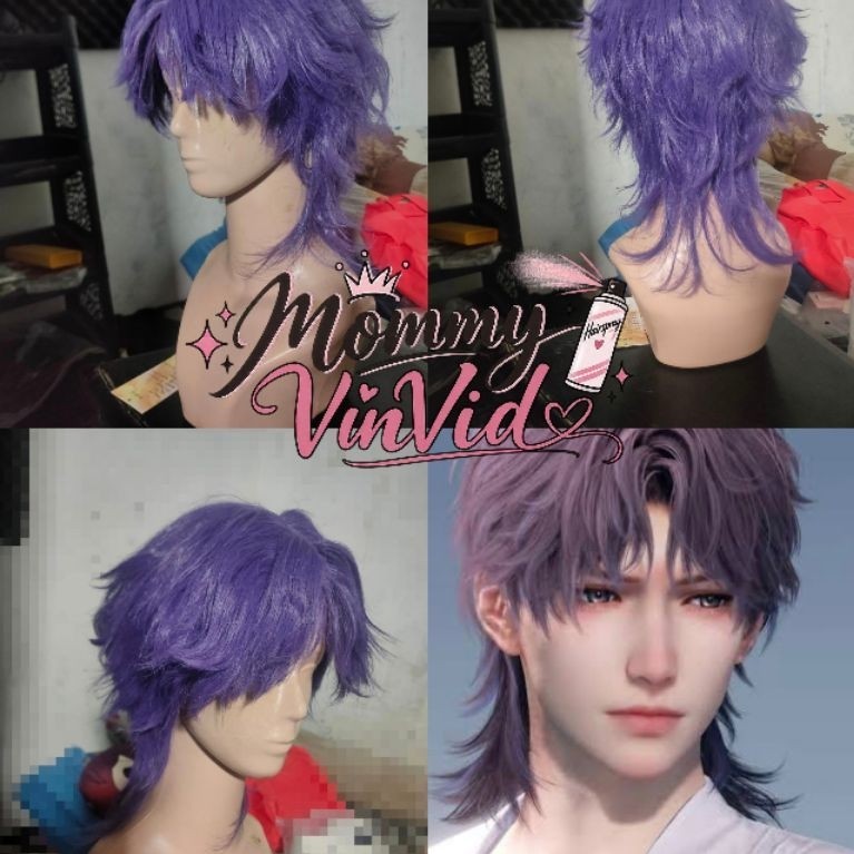 STYLING WIG COSPLAY, WIG ANTI REOG, STYLING WIG, WIG COSPLAY