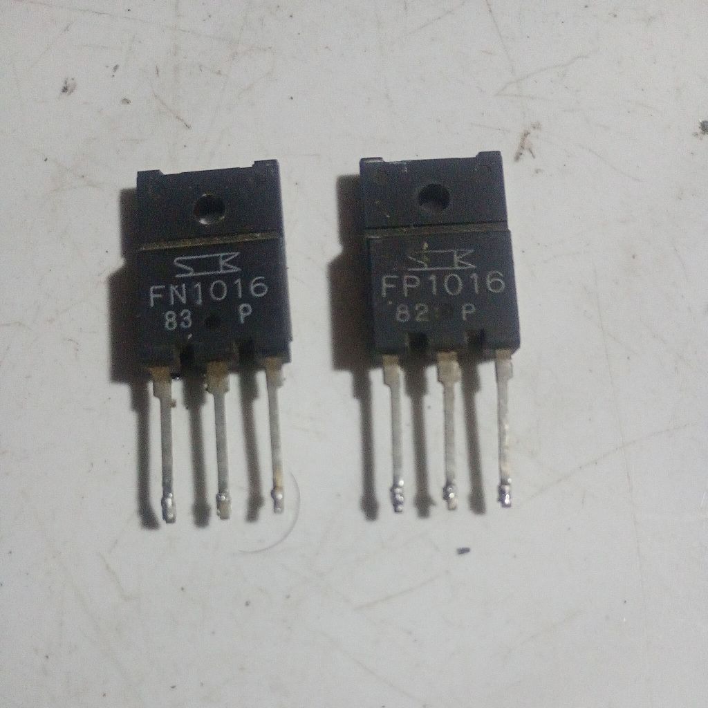 transistor darlington sk fp 1016 -fn 1016 cabutan ORI  di jual per pasang/set 2 biji