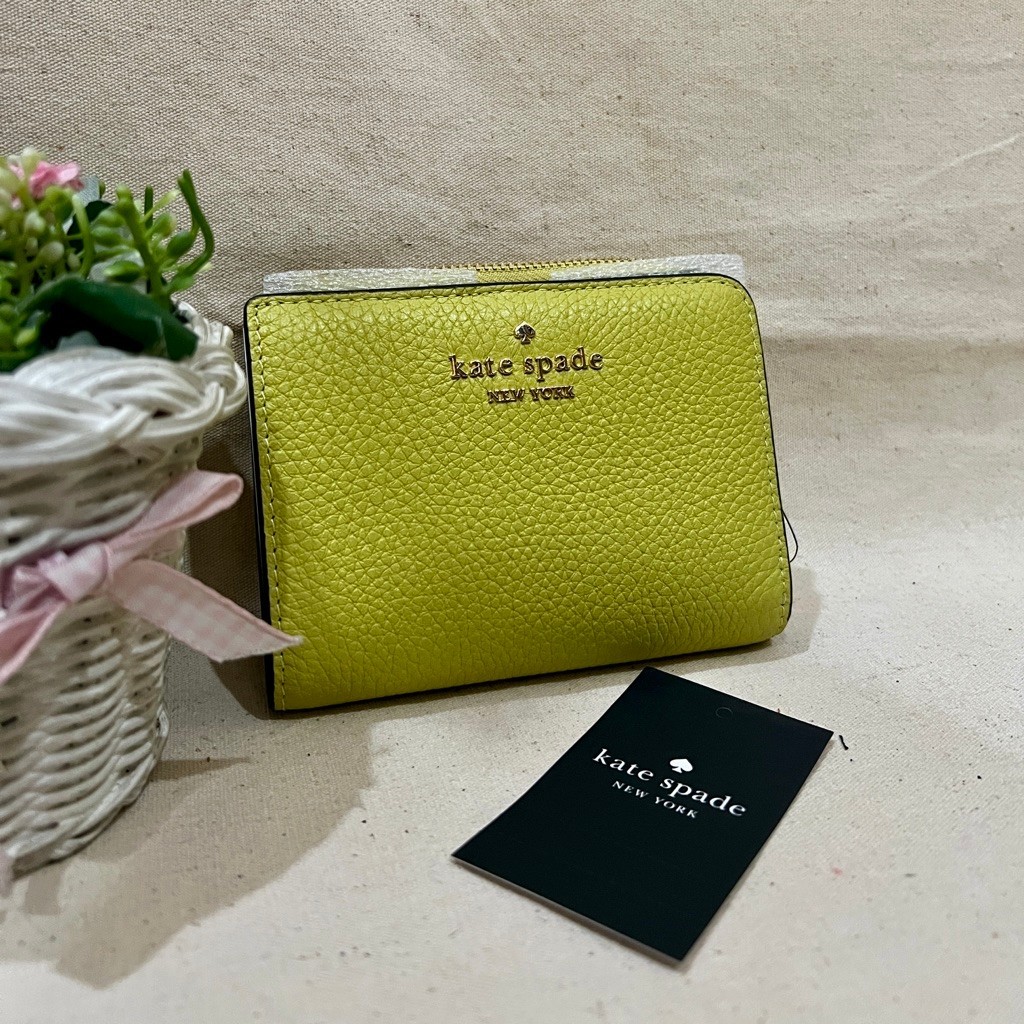 DOMPET SMALL L-ZIP BIFOLD PEBBLED LEATHER